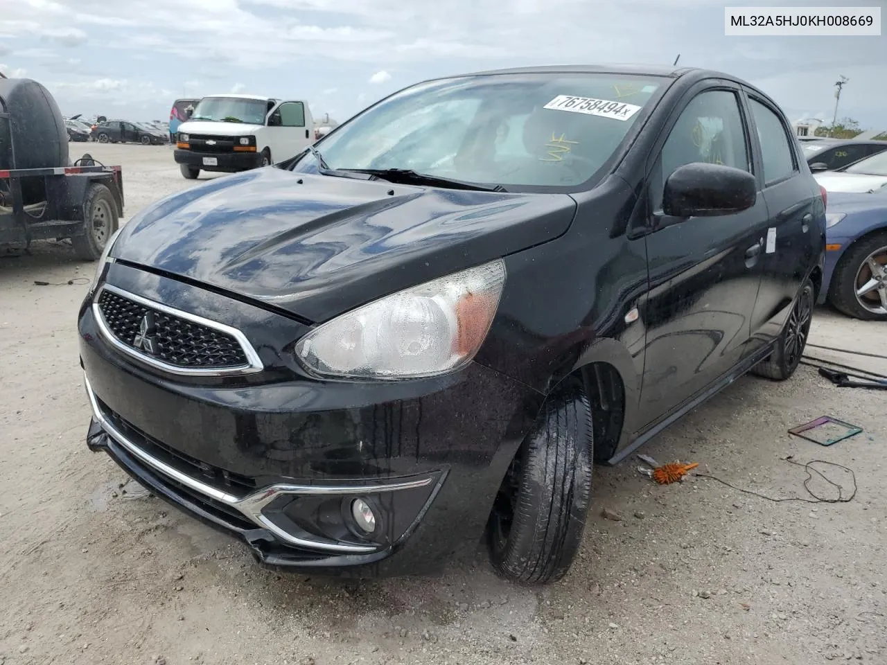 ML32A5HJ0KH008669 2019 Mitsubishi Mirage Le