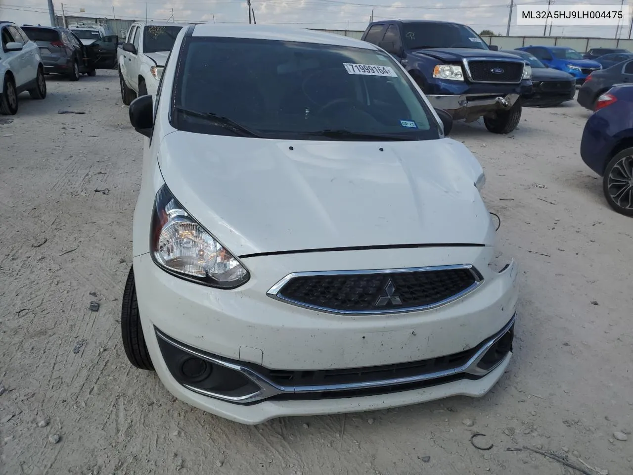 2020 Mitsubishi Mirage Le VIN: ML32A5HJ9LH004475 Lot: 71999164