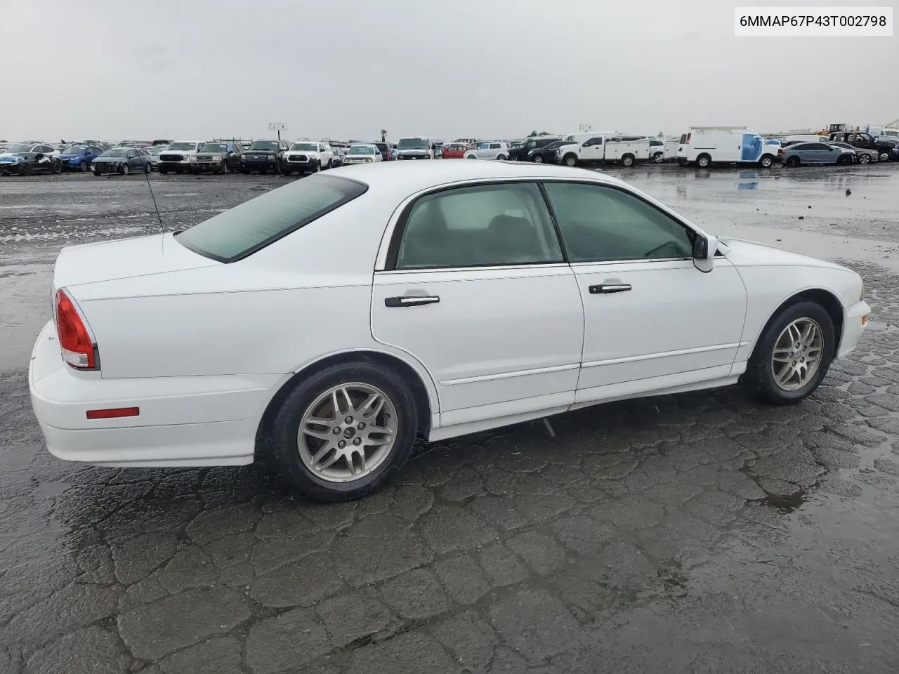 2003 Mitsubishi Diamante Ls VIN: 6MMAP67P43T002798 Lot: 80368974