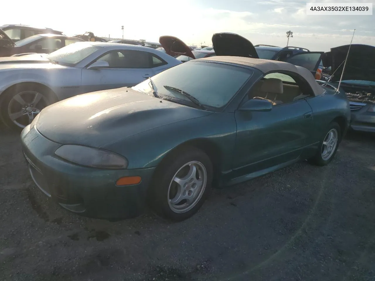 1999 Mitsubishi Eclipse Spyder Gs VIN: 4A3AX35G2XE134039 Lot: 76186224