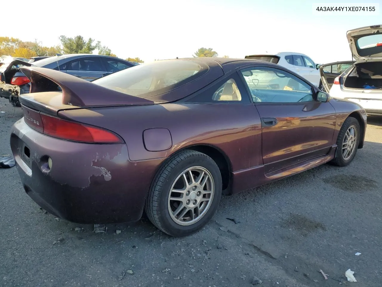 4A3AK44Y1XE074155 1999 Mitsubishi Eclipse Gs