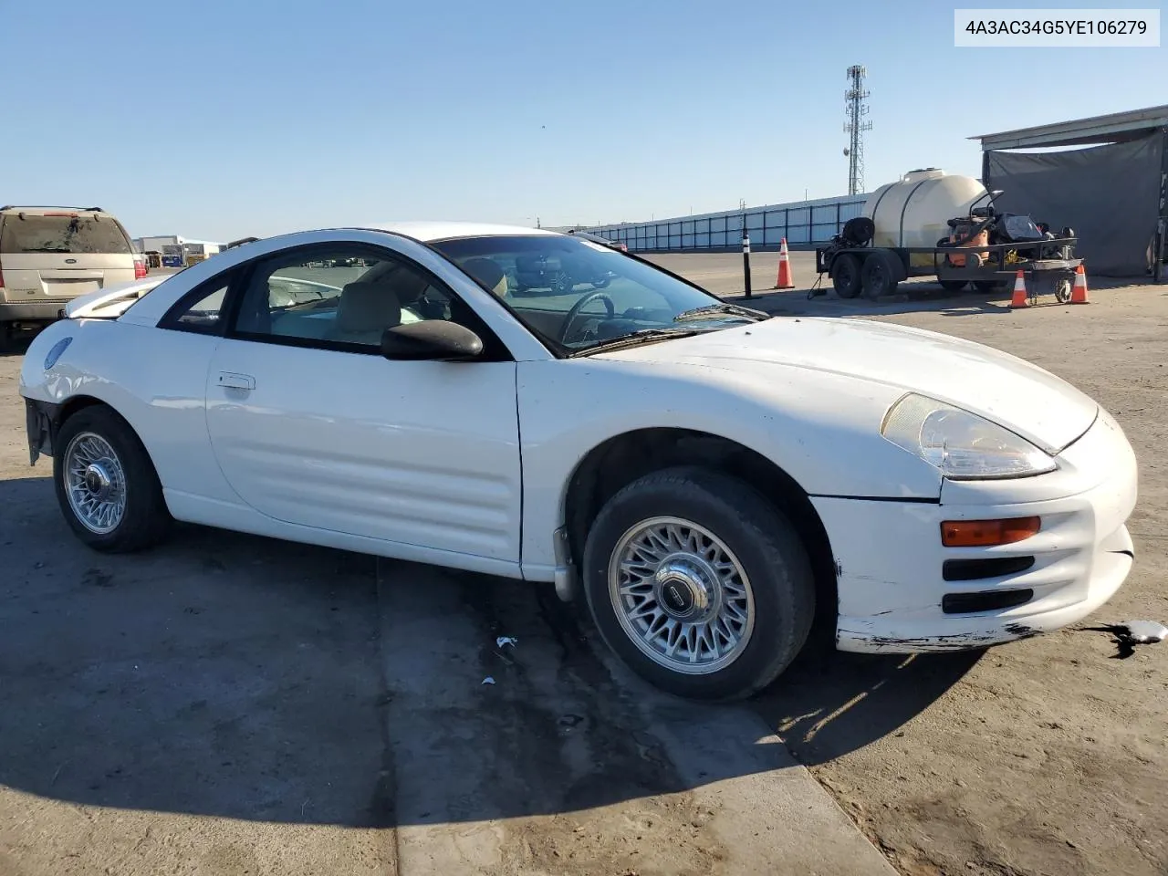 2000 Mitsubishi Eclipse Rs VIN: 4A3AC34G5YE106279 Lot: 68113594