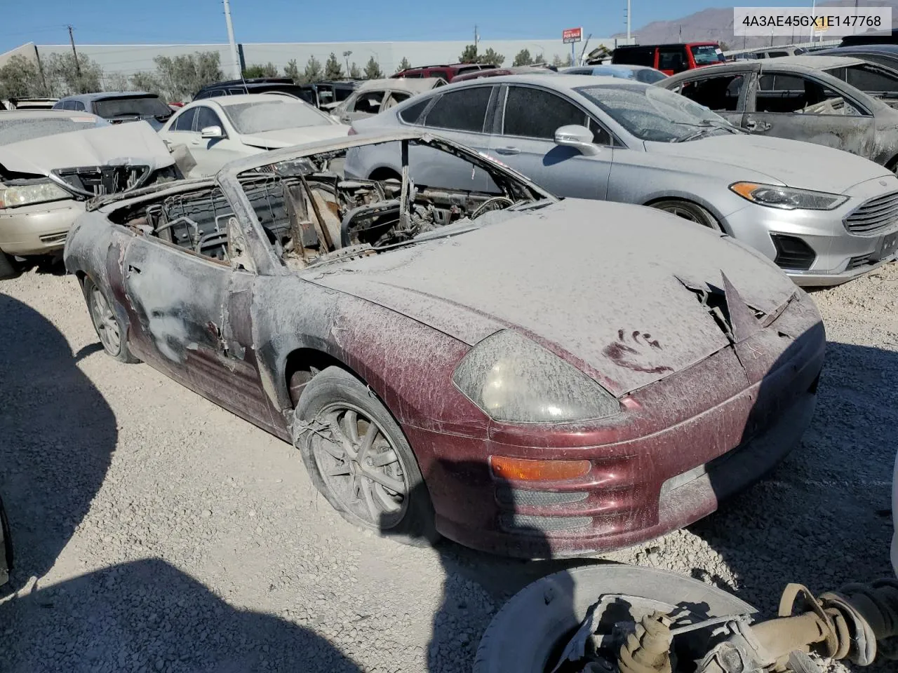 2001 Mitsubishi Eclipse Spyder Gs VIN: 4A3AE45GX1E147768 Lot: 56972504