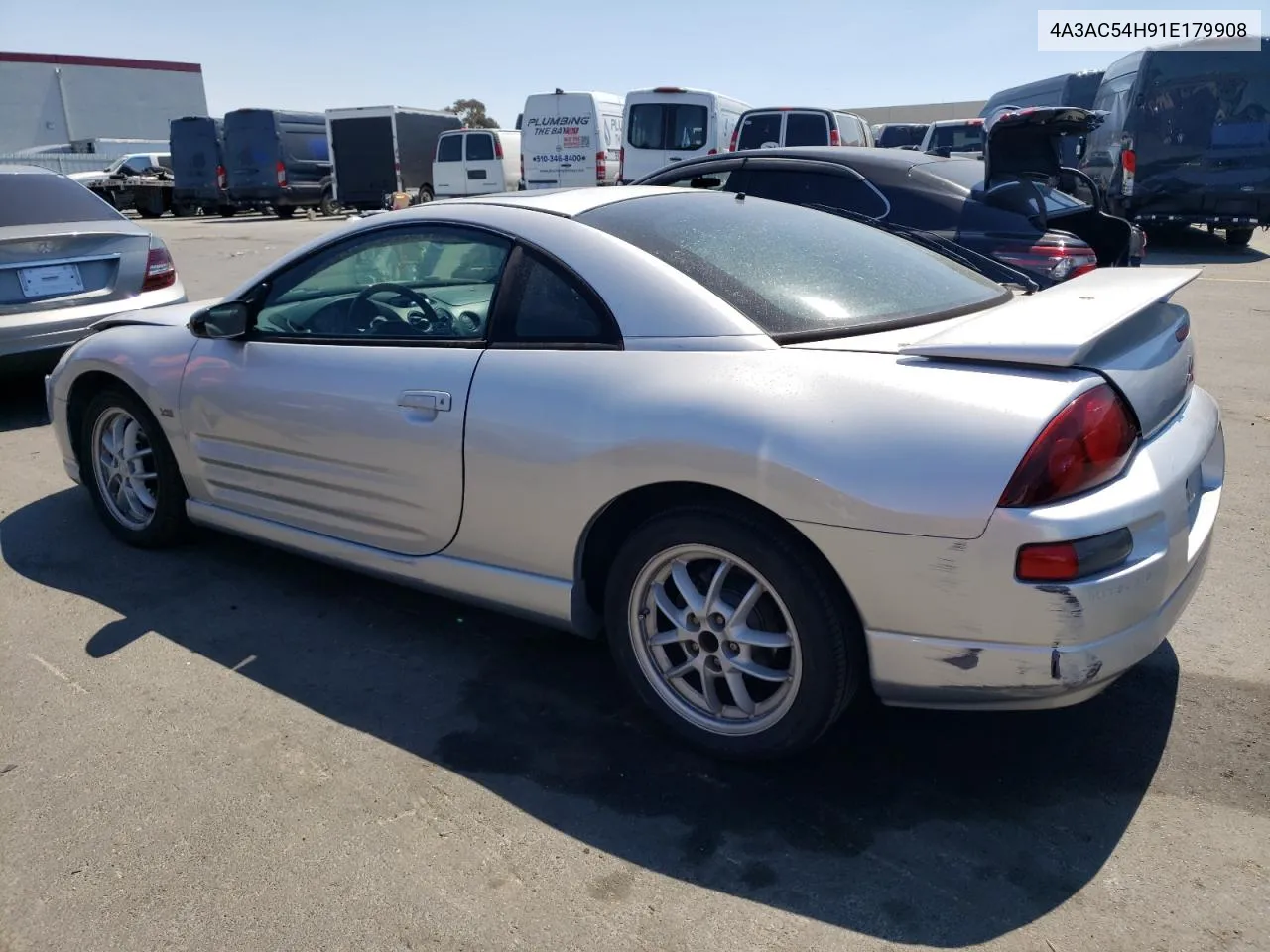 2001 Mitsubishi Eclipse Gt VIN: 4A3AC54H91E179908 Lot: 62297754