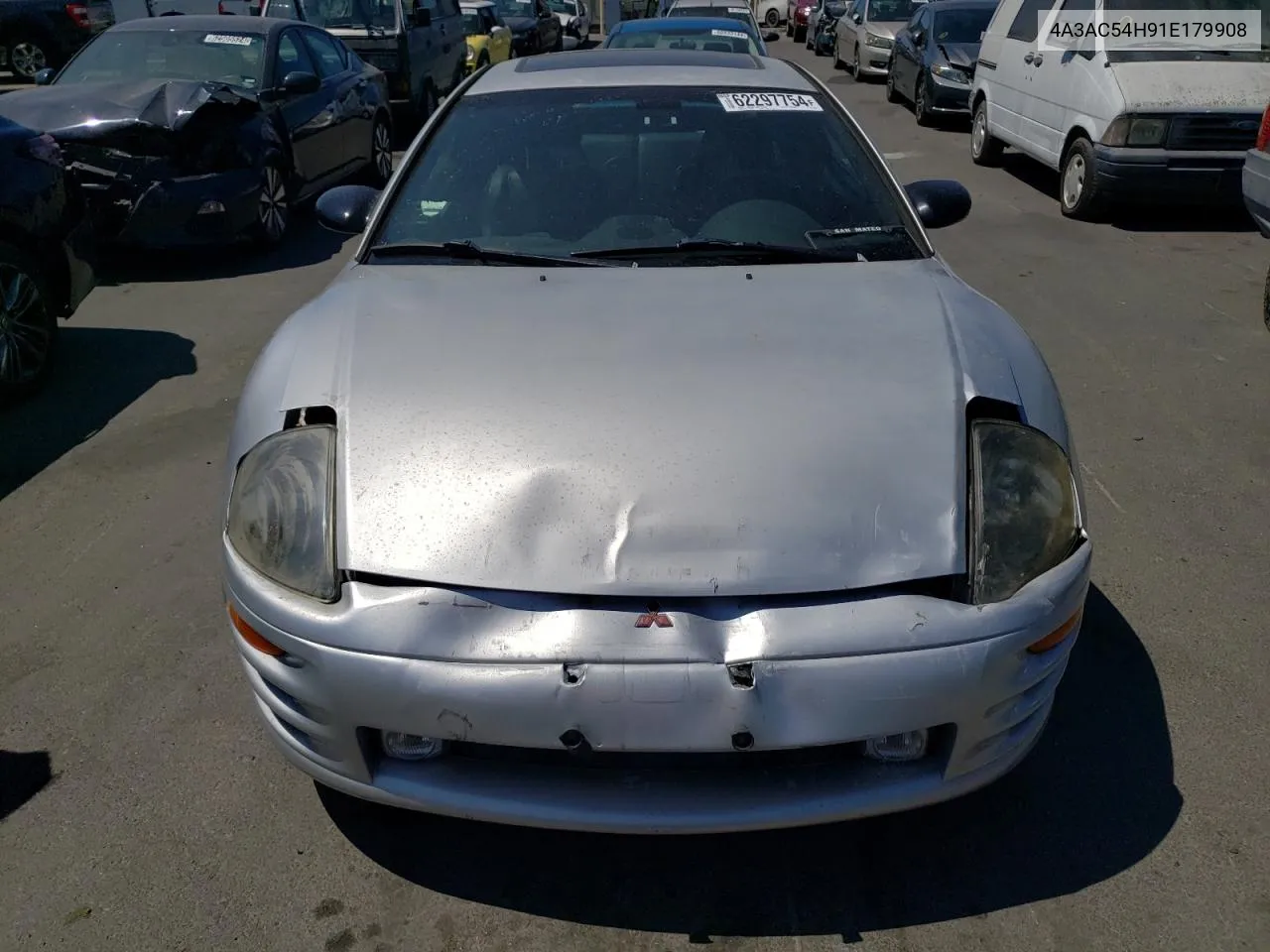 2001 Mitsubishi Eclipse Gt VIN: 4A3AC54H91E179908 Lot: 62297754