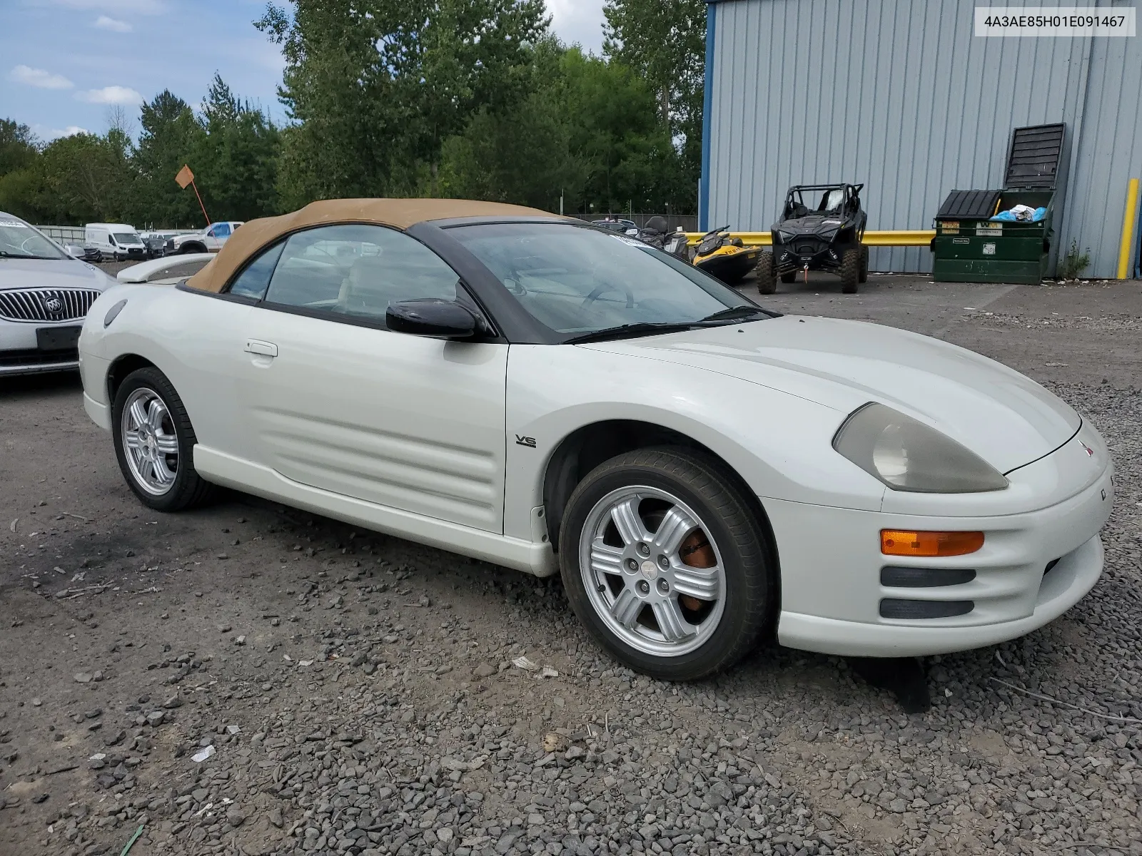 4A3AE85H01E091467 2001 Mitsubishi Eclipse Spyder Gt