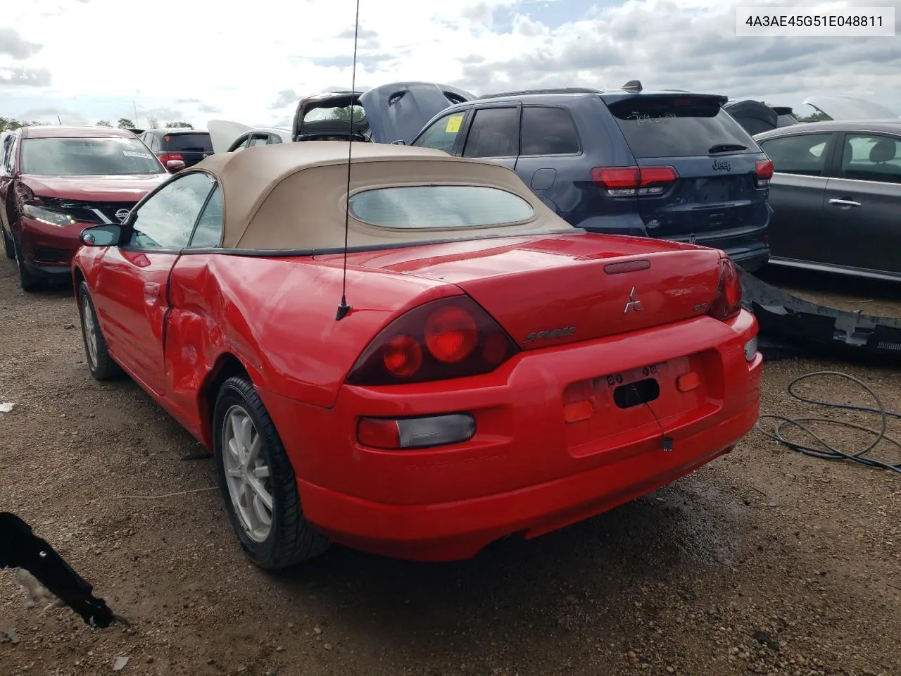 4A3AE45G51E048811 2001 Mitsubishi Eclipse Spyder Gs