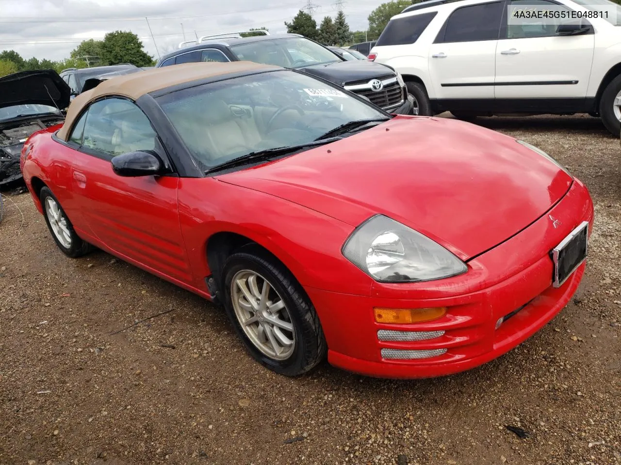 2001 Mitsubishi Eclipse Spyder Gs VIN: 4A3AE45G51E048811 Lot: 68711494