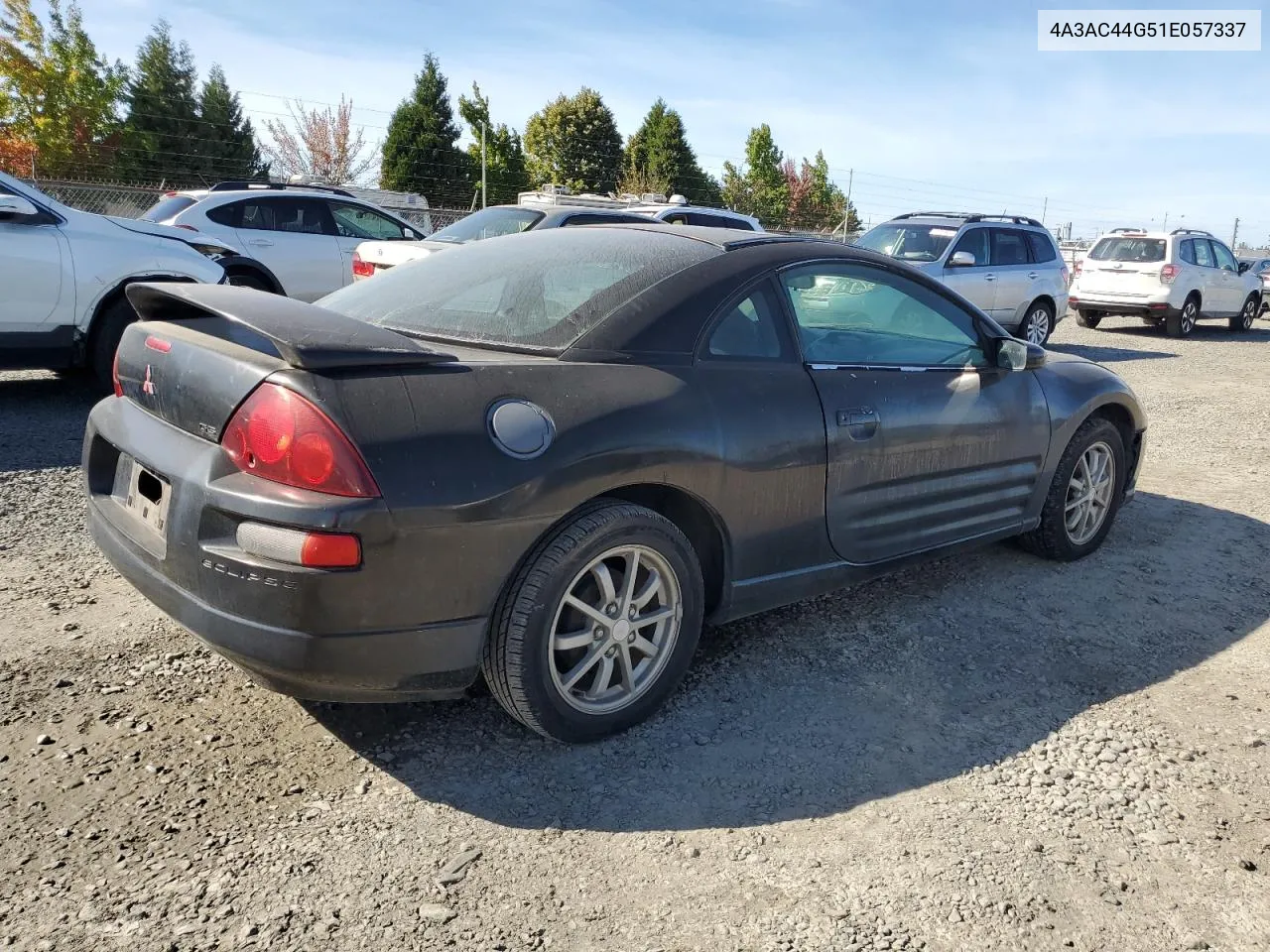 2001 Mitsubishi Eclipse Gs VIN: 4A3AC44G51E057337 Lot: 72100144