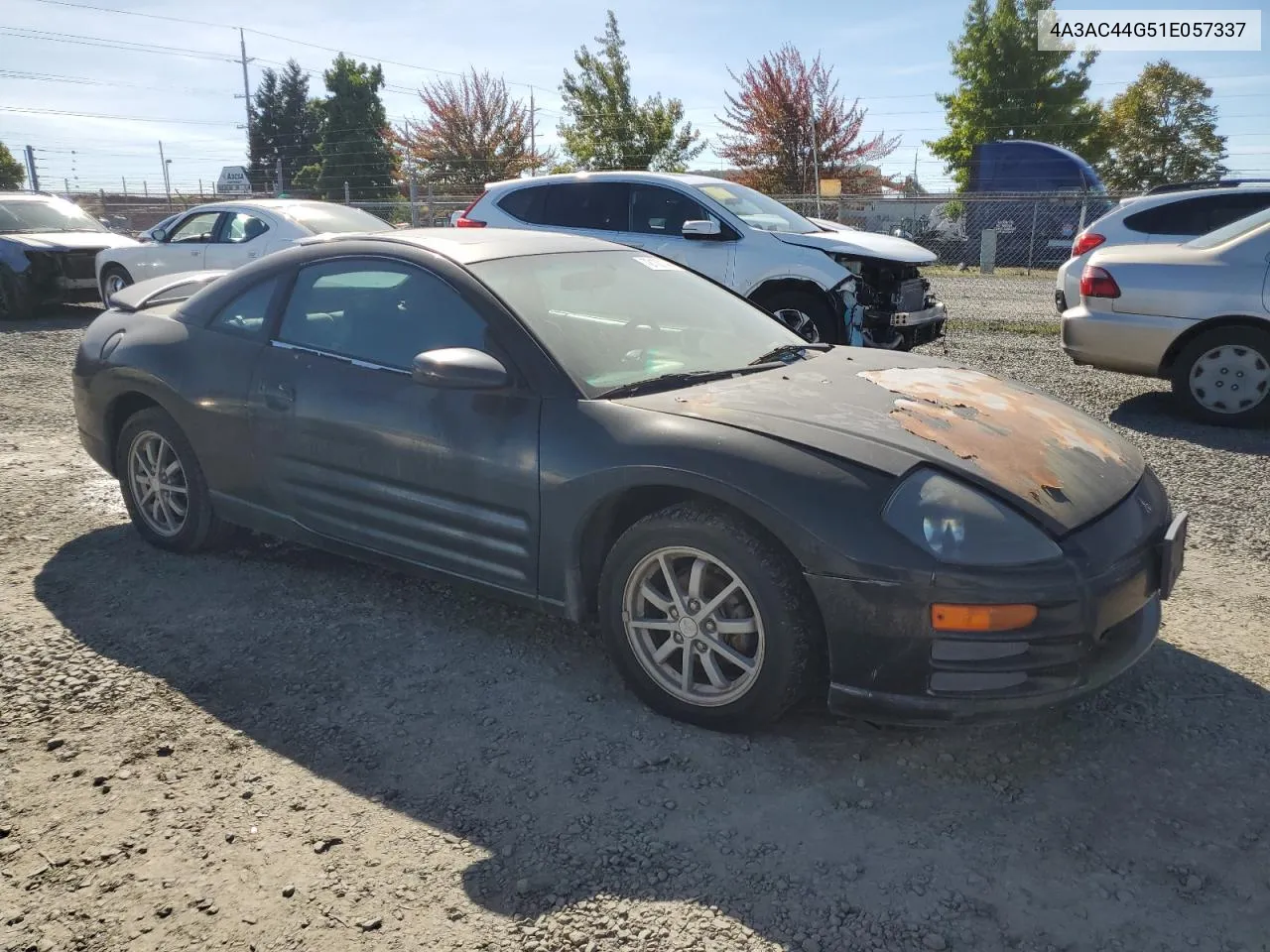 2001 Mitsubishi Eclipse Gs VIN: 4A3AC44G51E057337 Lot: 72100144