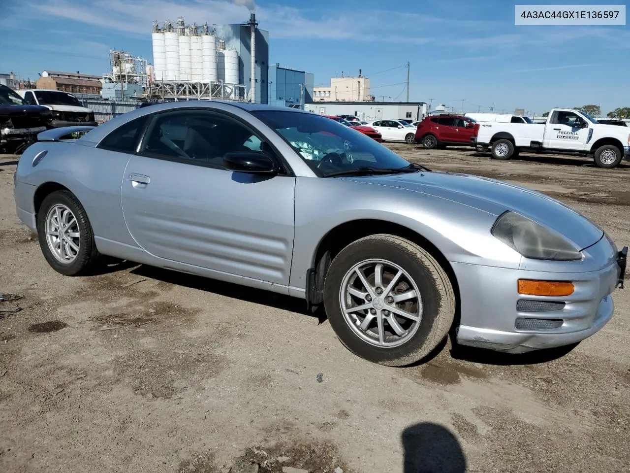 2001 Mitsubishi Eclipse Gs VIN: 4A3AC44GX1E136597 Lot: 75957544