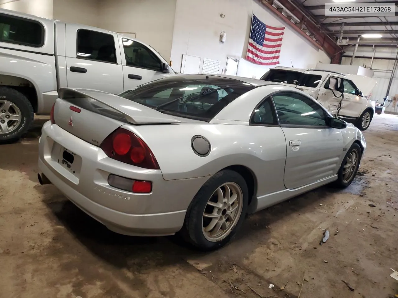 2001 Mitsubishi Eclipse Gt VIN: 4A3AC54H21E173268 Lot: 78784464