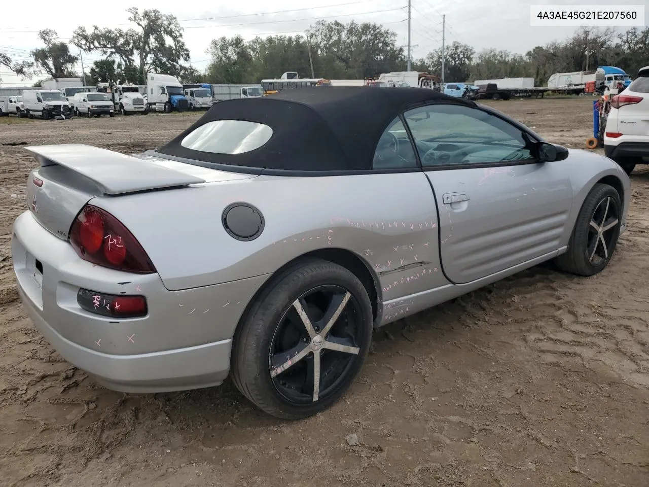 2001 Mitsubishi Eclipse Spyder Gs VIN: 4A3AE45G21E207560 Lot: 79057054