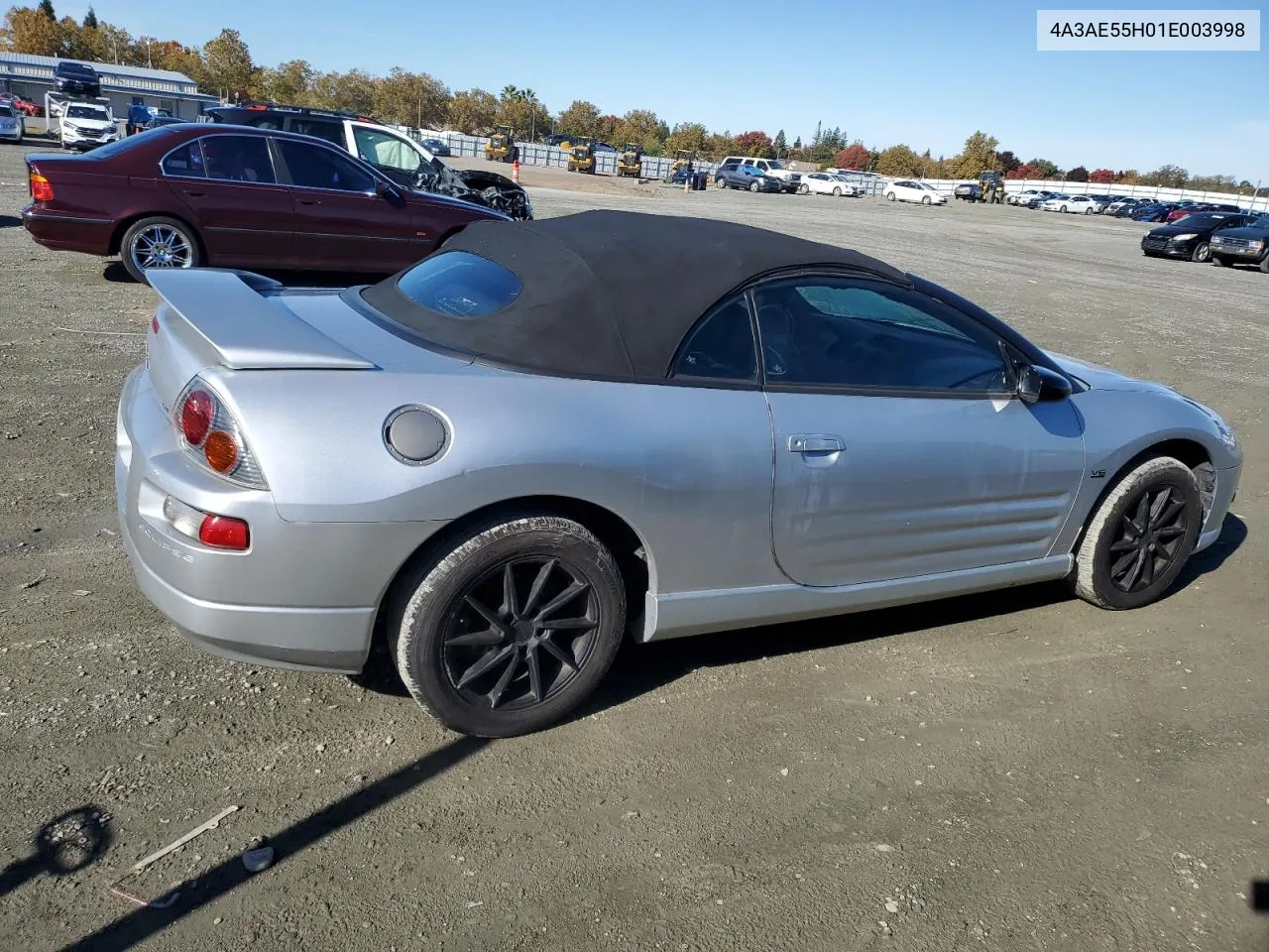 2001 Mitsubishi Eclipse Spyder Gt VIN: 4A3AE55H01E003998 Lot: 80507194