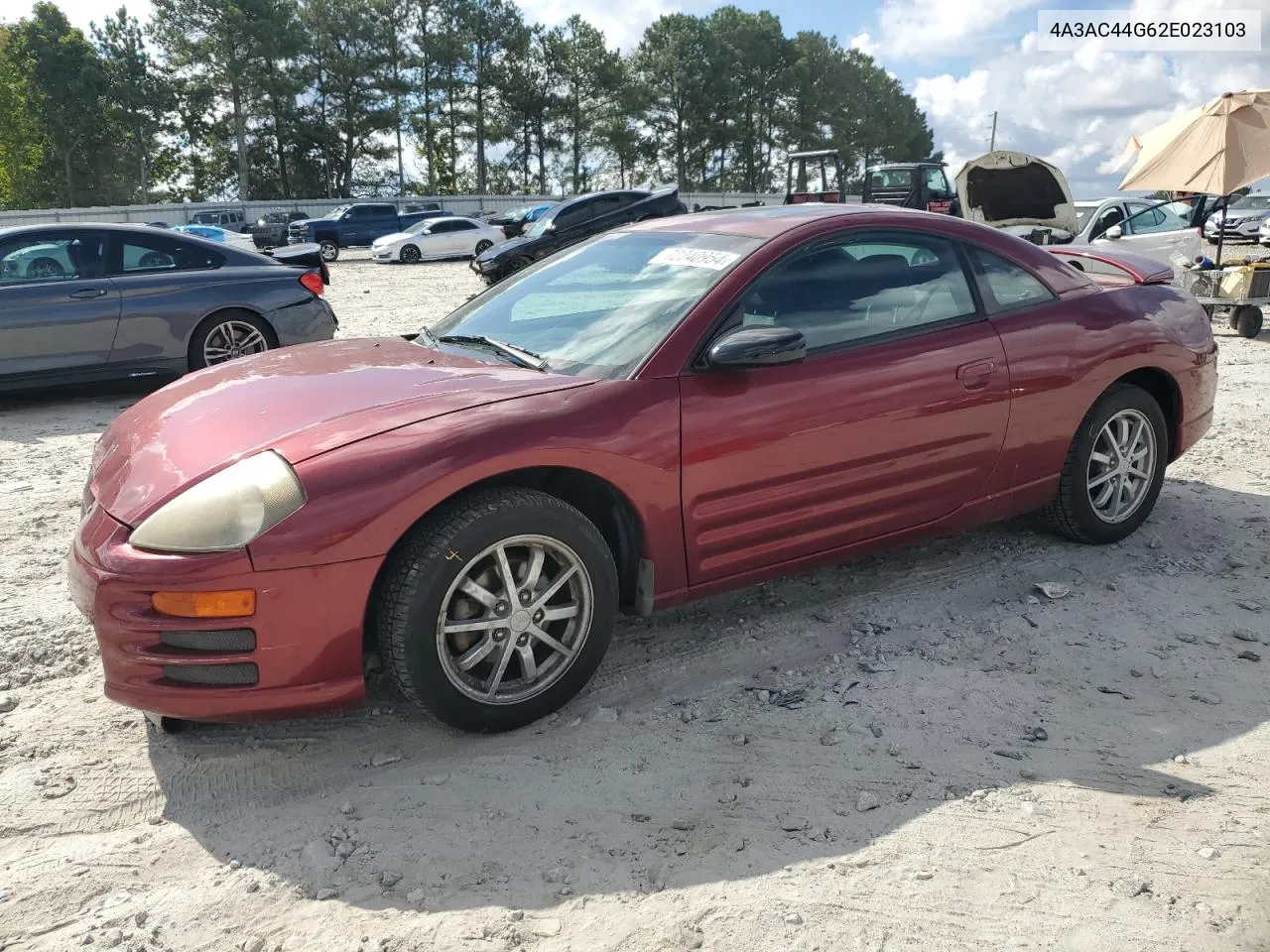 2002 Mitsubishi Eclipse Gs VIN: 4A3AC44G62E023103 Lot: 72240954