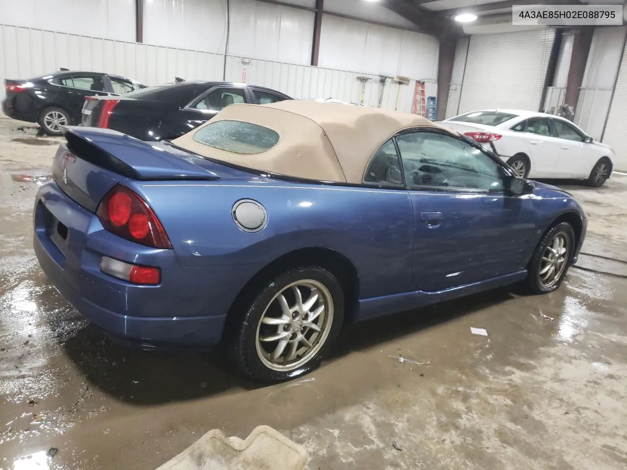 2002 Mitsubishi Eclipse Spyder Gt VIN: 4A3AE85H02E088795 Lot: 81313003