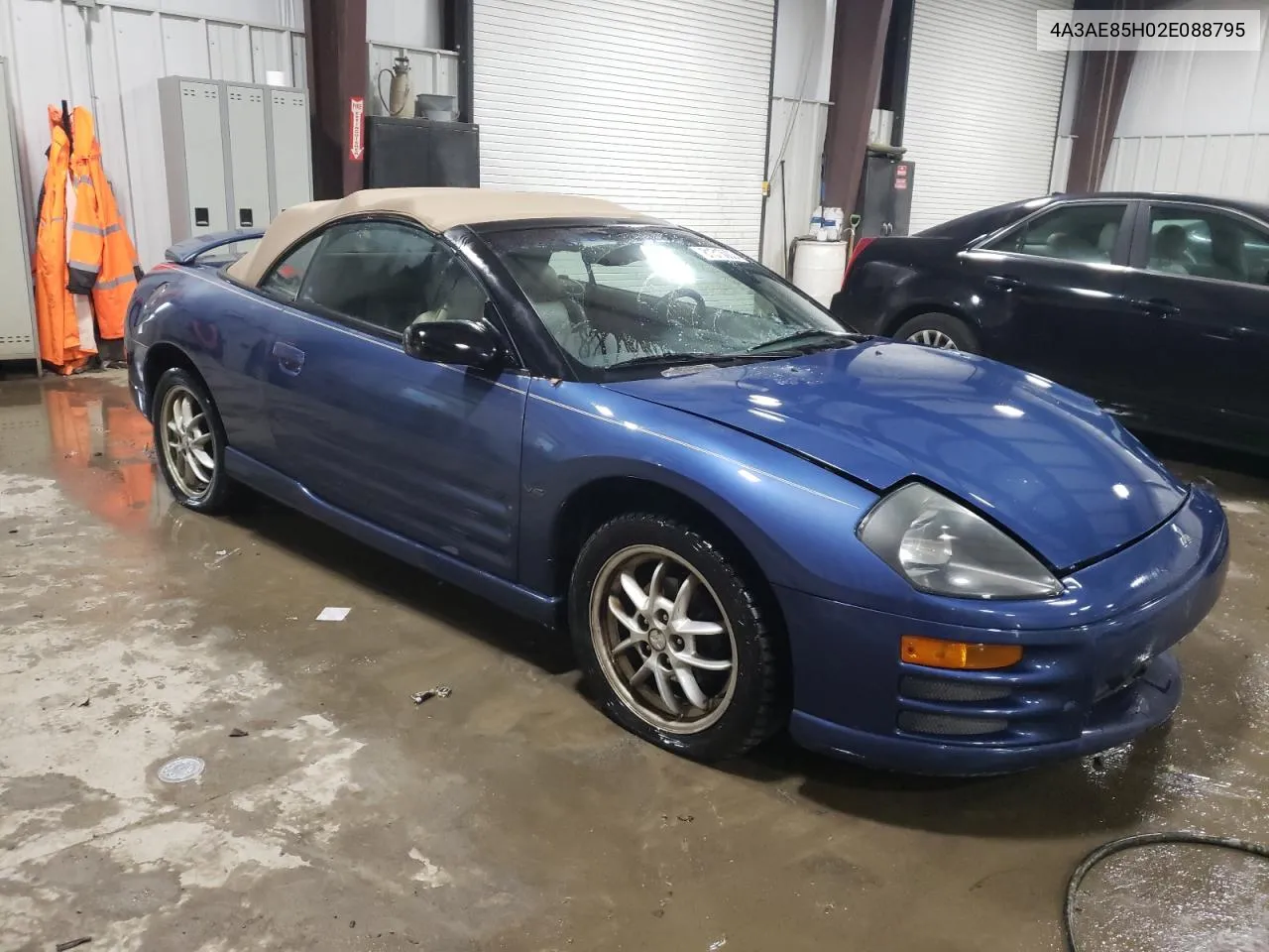 2002 Mitsubishi Eclipse Spyder Gt VIN: 4A3AE85H02E088795 Lot: 81313003