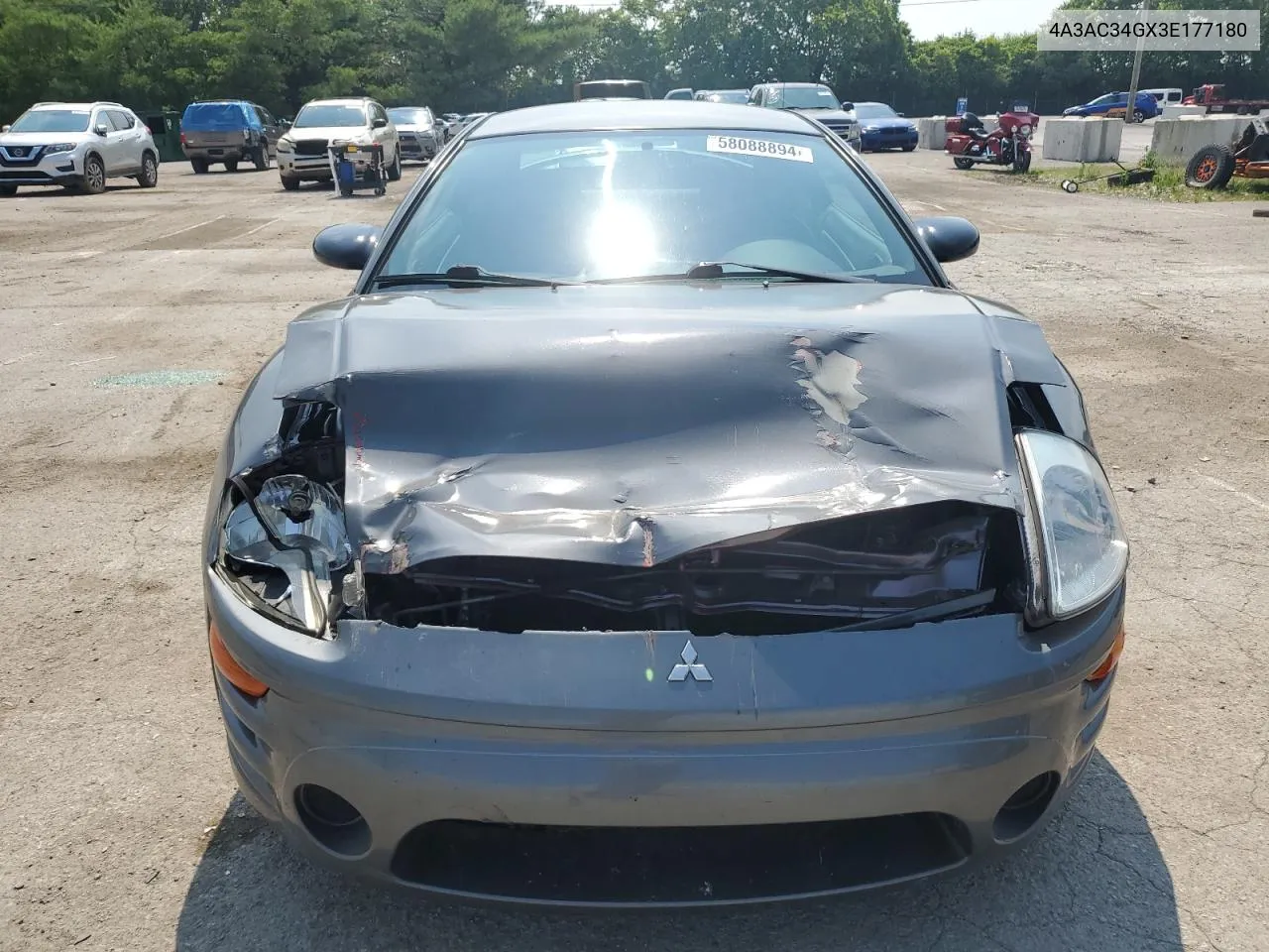 2003 Mitsubishi Eclipse Rs VIN: 4A3AC34GX3E177180 Lot: 58088894