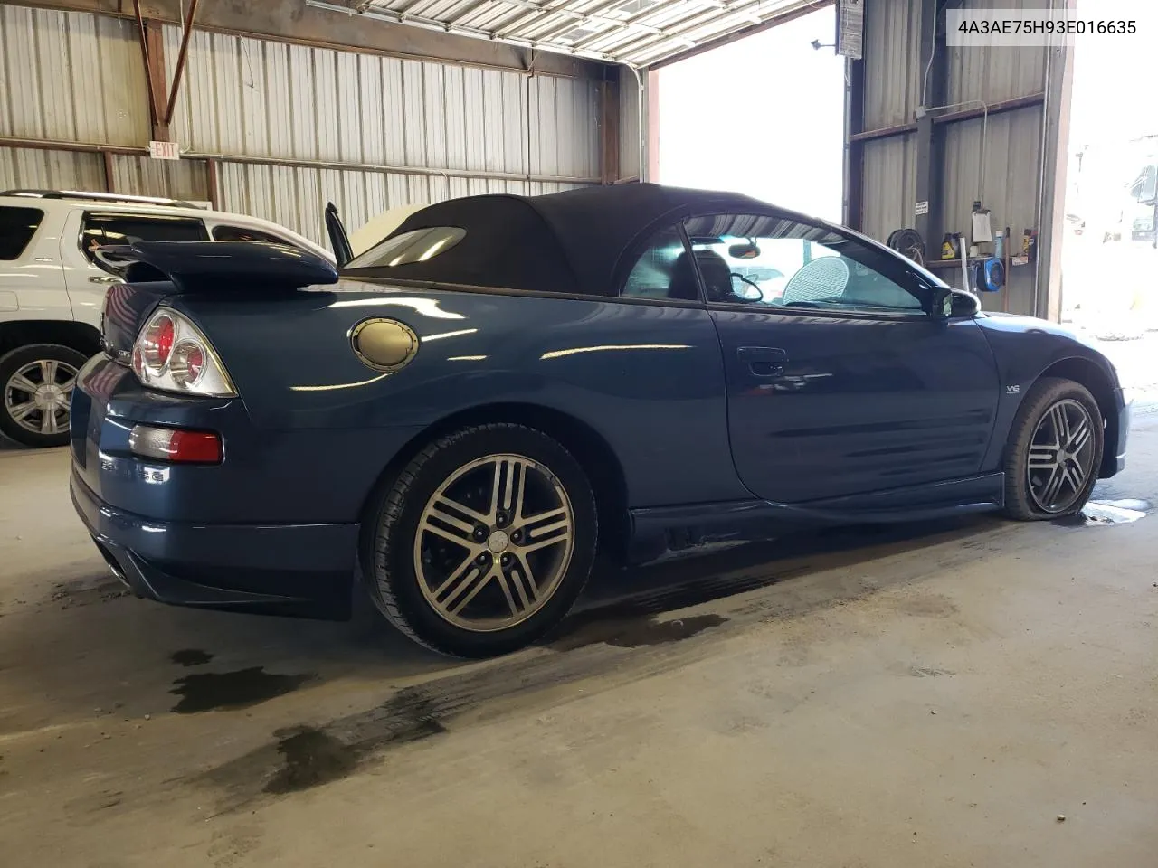 2003 Mitsubishi Eclipse Spyder Gts VIN: 4A3AE75H93E016635 Lot: 60273674