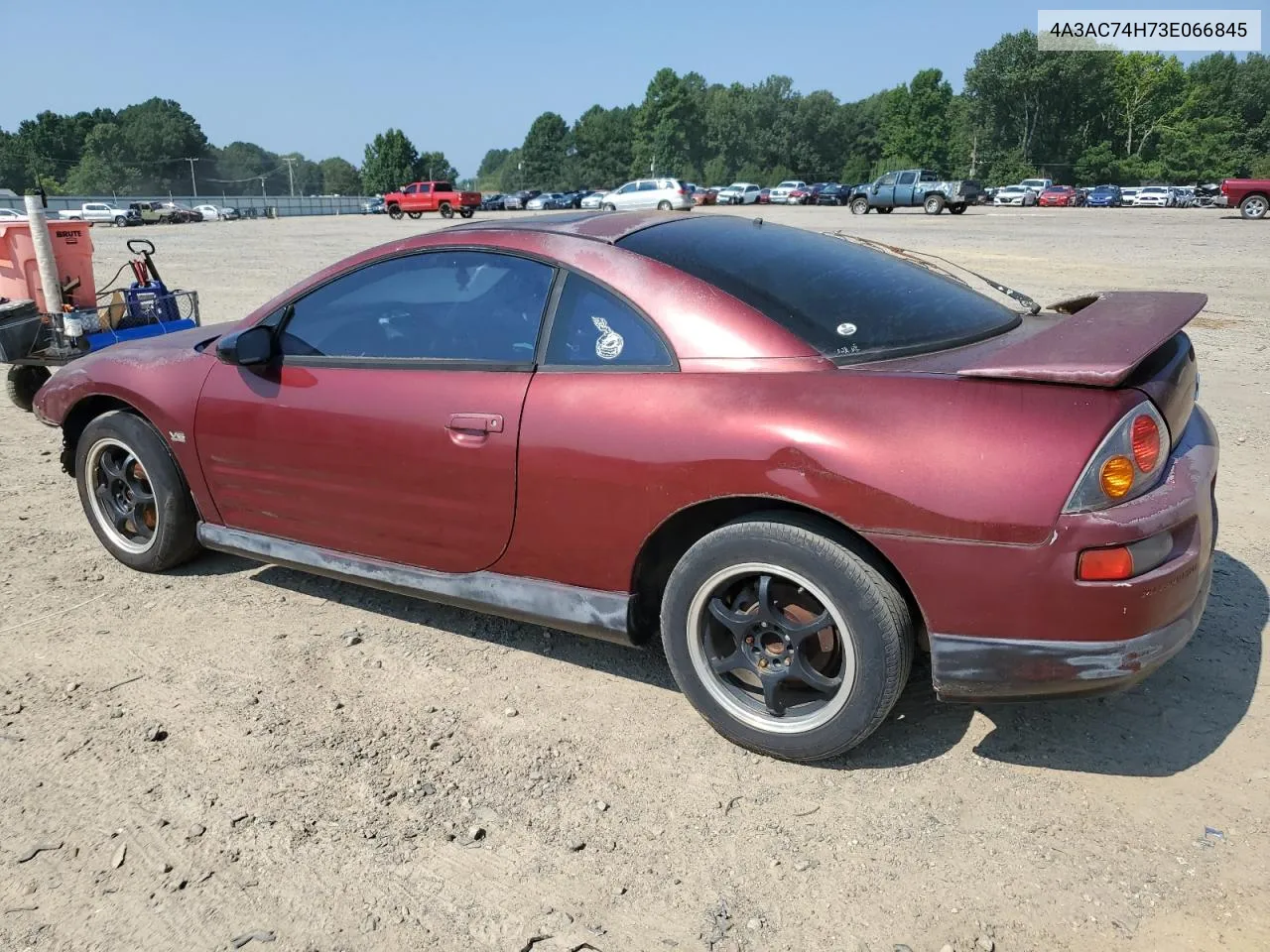 2003 Mitsubishi Eclipse Gts VIN: 4A3AC74H73E066845 Lot: 65916334