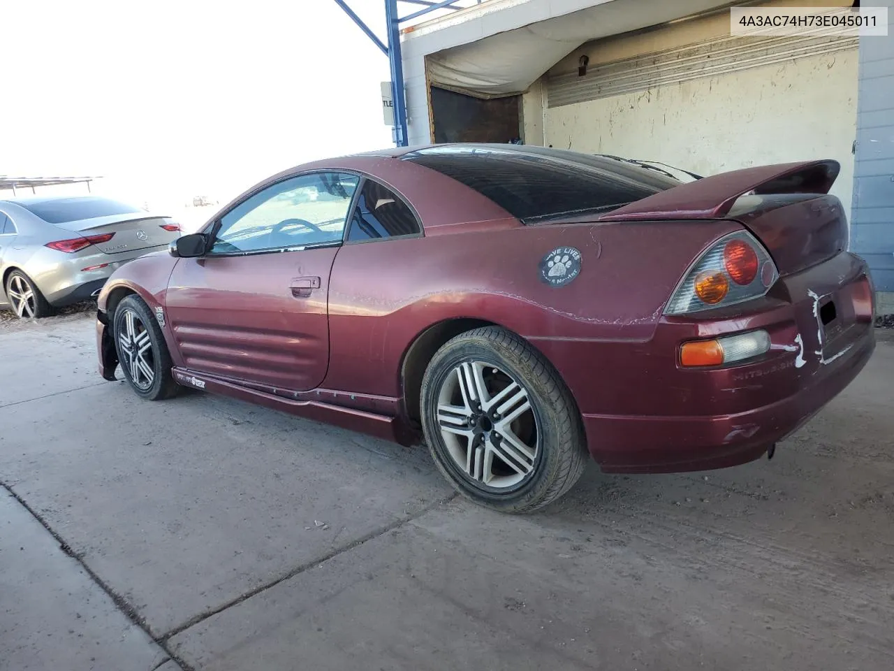 2003 Mitsubishi Eclipse Gts VIN: 4A3AC74H73E045011 Lot: 68480604