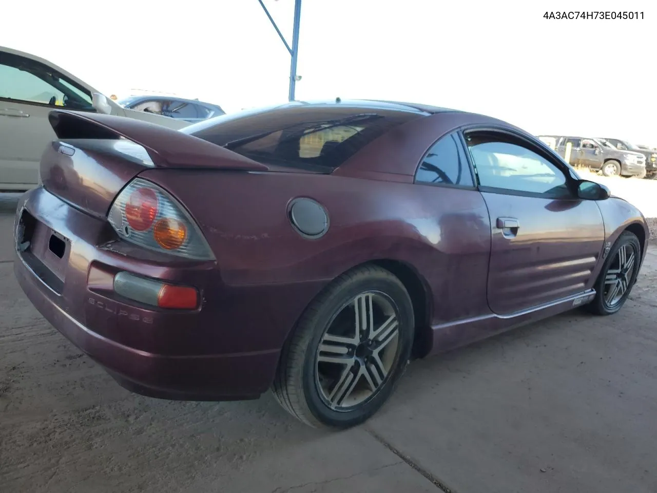 2003 Mitsubishi Eclipse Gts VIN: 4A3AC74H73E045011 Lot: 68480604