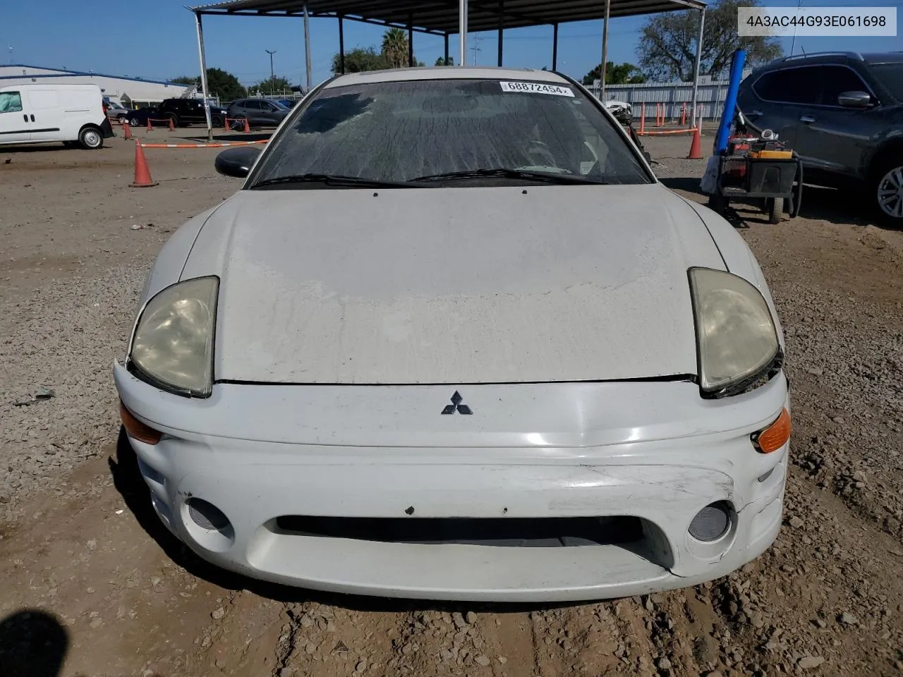 2003 Mitsubishi Eclipse Gs VIN: 4A3AC44G93E061698 Lot: 68872454