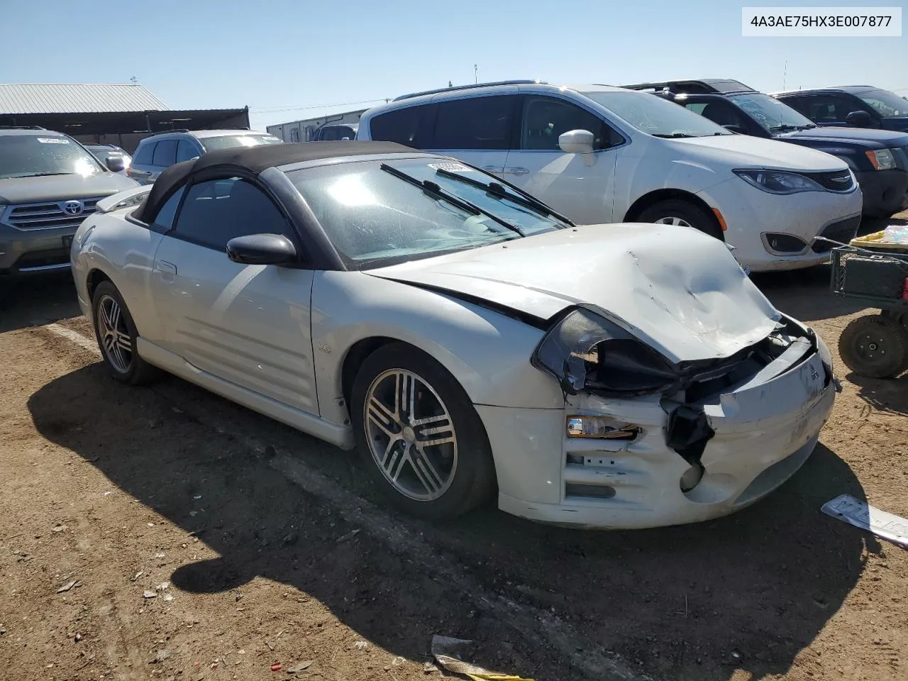 2003 Mitsubishi Eclipse Spyder Gts VIN: 4A3AE75HX3E007877 Lot: 69385854