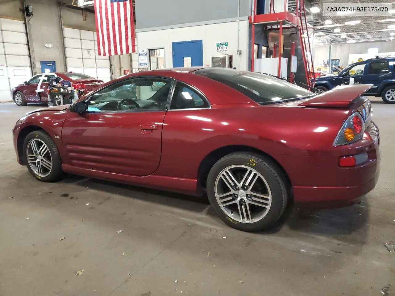 2003 Mitsubishi Eclipse Gts VIN: 4A3AC74H93E175470 Lot: 73180504