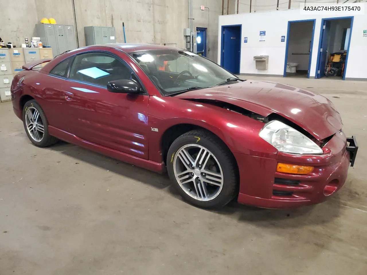 2003 Mitsubishi Eclipse Gts VIN: 4A3AC74H93E175470 Lot: 73180504