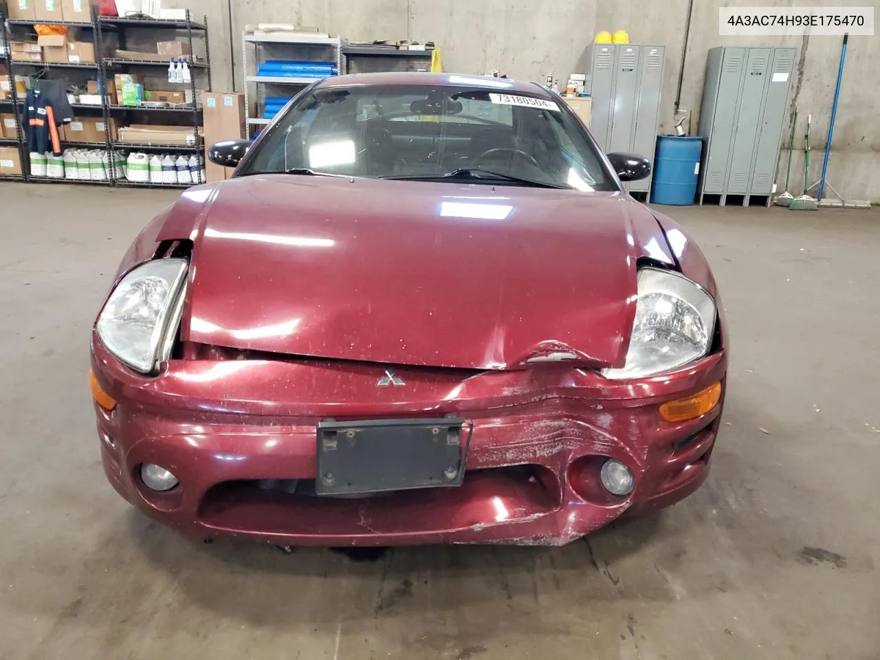 2003 Mitsubishi Eclipse Gts VIN: 4A3AC74H93E175470 Lot: 73180504