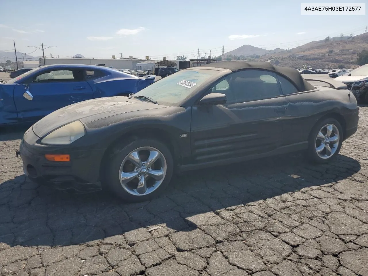 2003 Mitsubishi Eclipse Spyder Gts VIN: 4A3AE75H03E172577 Lot: 73870934