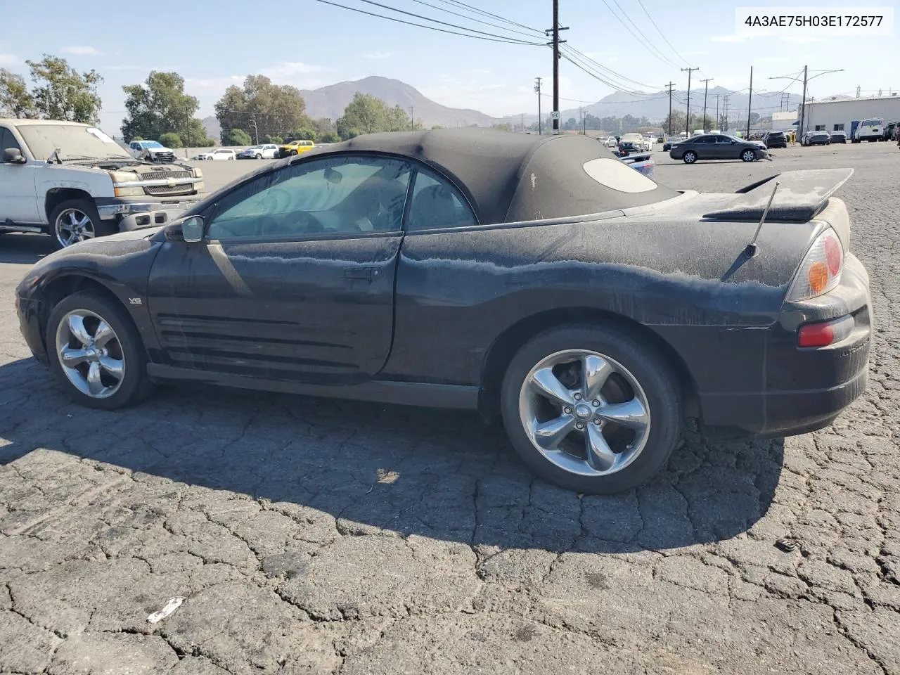 2003 Mitsubishi Eclipse Spyder Gts VIN: 4A3AE75H03E172577 Lot: 73870934