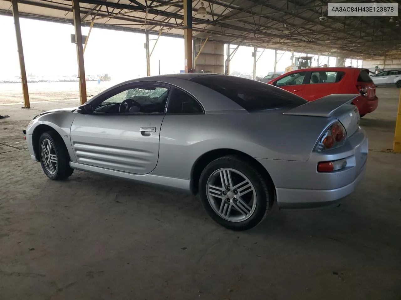 2003 Mitsubishi Eclipse Gt VIN: 4A3AC84H43E123878 Lot: 74837434