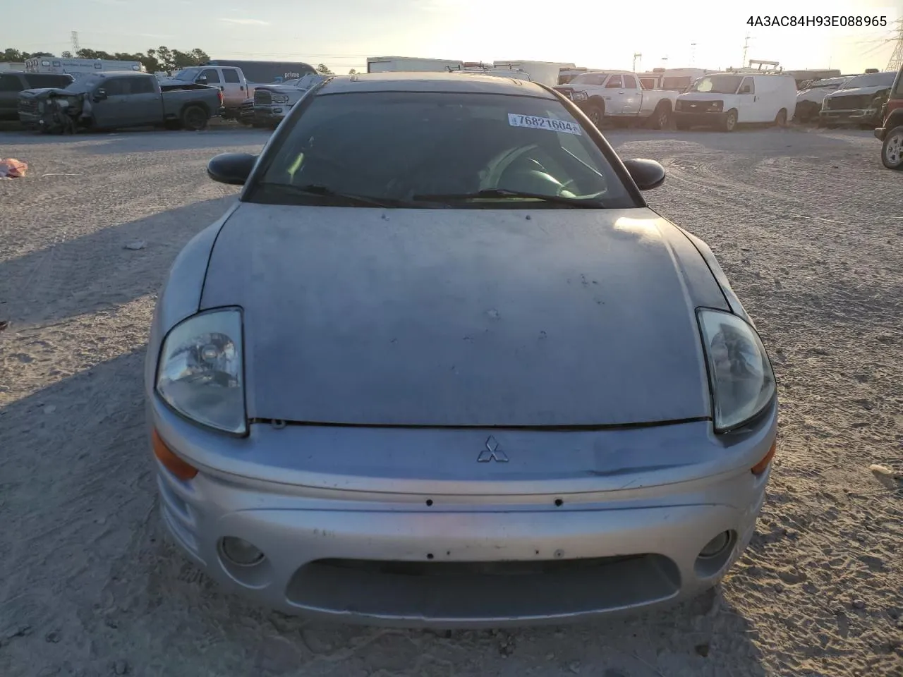 2003 Mitsubishi Eclipse Gt VIN: 4A3AC84H93E088965 Lot: 76821604