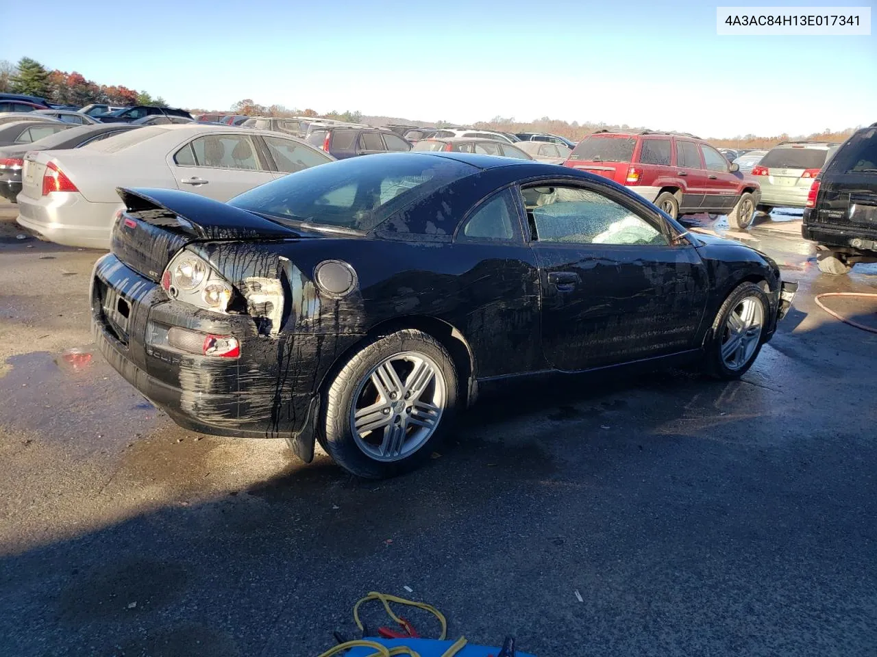 2003 Mitsubishi Eclipse Gt VIN: 4A3AC84H13E017341 Lot: 78825894