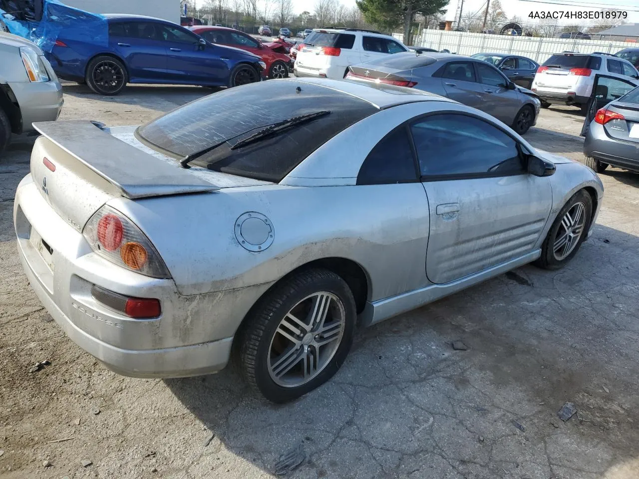 2003 Mitsubishi Eclipse Gts VIN: 4A3AC74H83E018979 Lot: 79243914