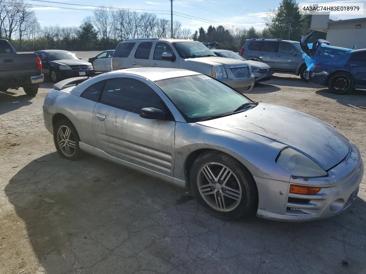 2003 Mitsubishi Eclipse Gts VIN: 4A3AC74H83E018979 Lot: 79243914