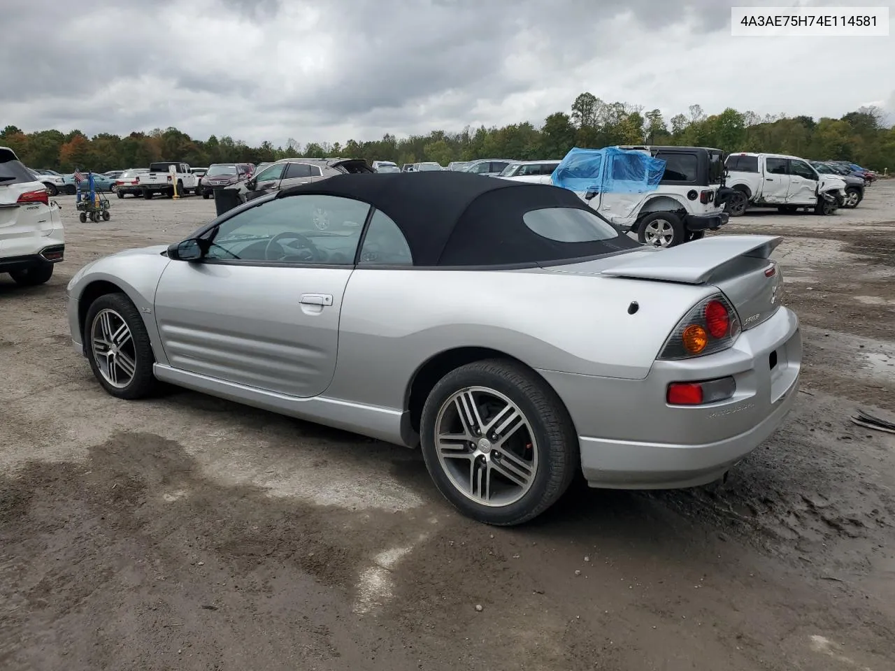 2004 Mitsubishi Eclipse Spyder Gts VIN: 4A3AE75H74E114581 Lot: 72989344