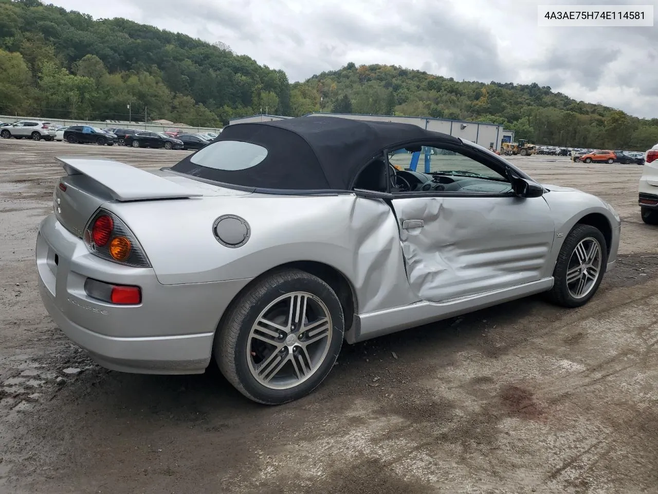 2004 Mitsubishi Eclipse Spyder Gts VIN: 4A3AE75H74E114581 Lot: 72989344