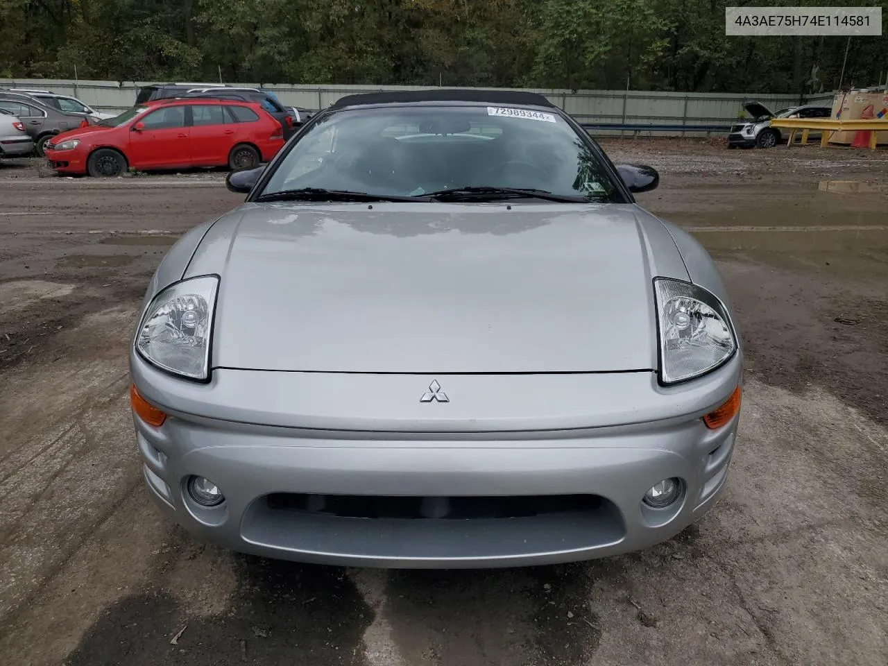 2004 Mitsubishi Eclipse Spyder Gts VIN: 4A3AE75H74E114581 Lot: 72989344