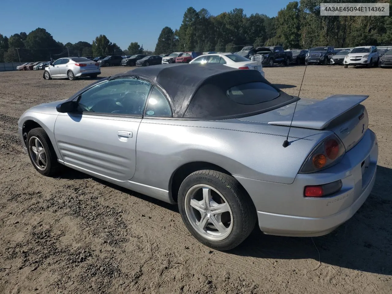 2004 Mitsubishi Eclipse Spyder Gs VIN: 4A3AE45G94E114362 Lot: 76331024