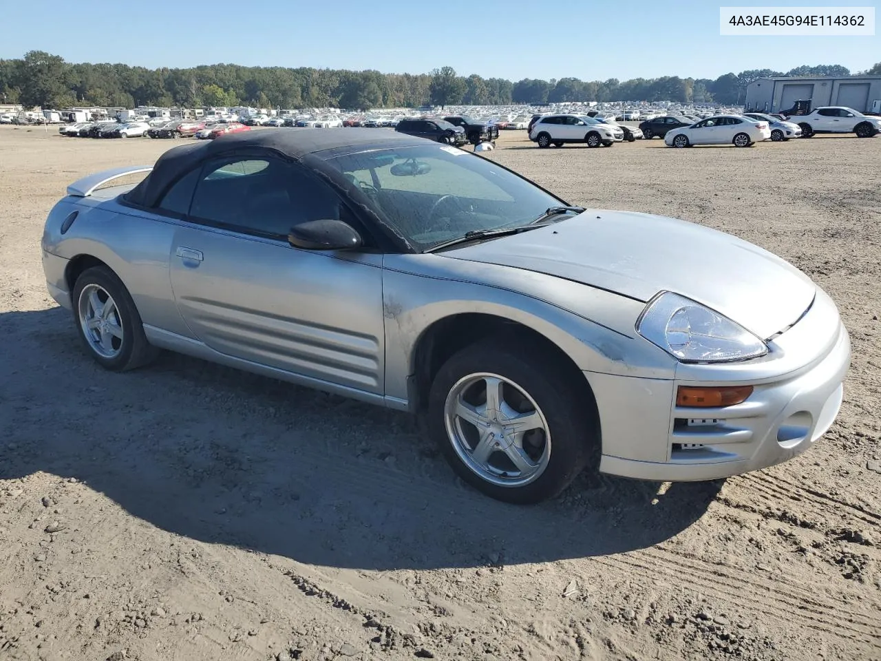 2004 Mitsubishi Eclipse Spyder Gs VIN: 4A3AE45G94E114362 Lot: 76331024