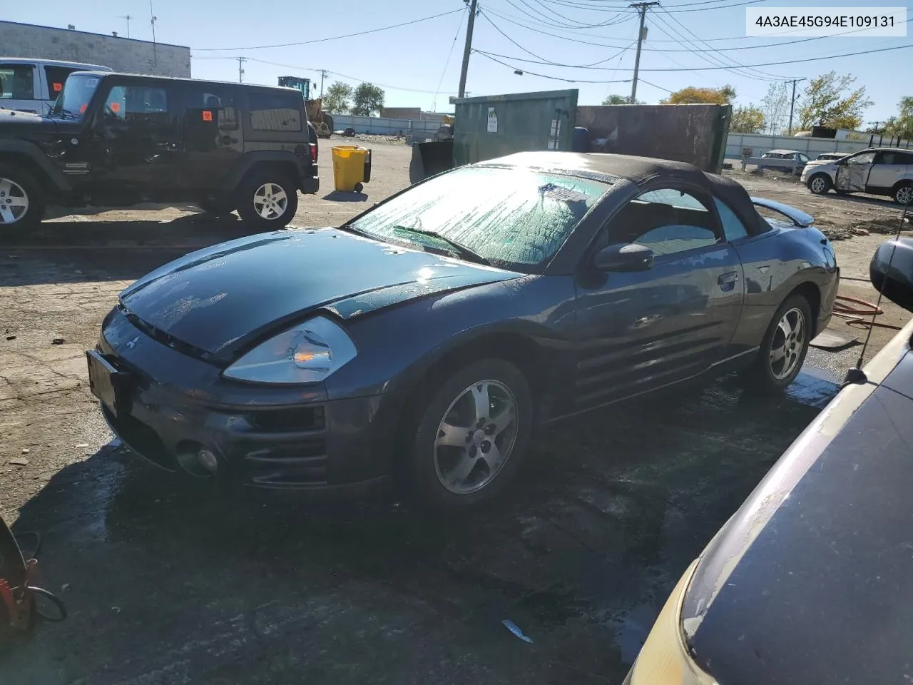 2004 Mitsubishi Eclipse Spyder Gs VIN: 4A3AE45G94E109131 Lot: 76539904