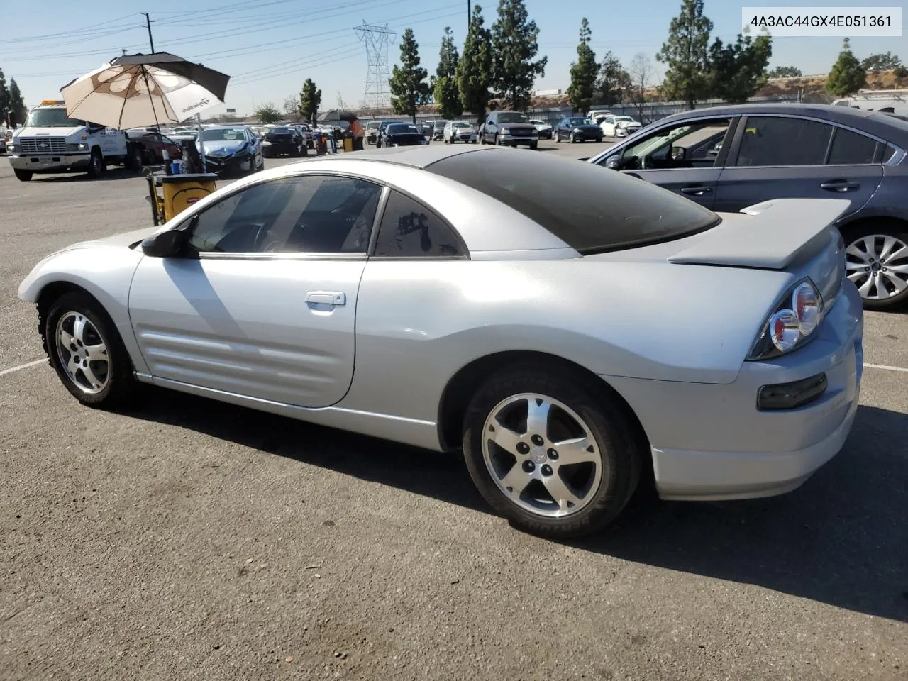 2004 Mitsubishi Eclipse Gs VIN: 4A3AC44GX4E051361 Lot: 77691064