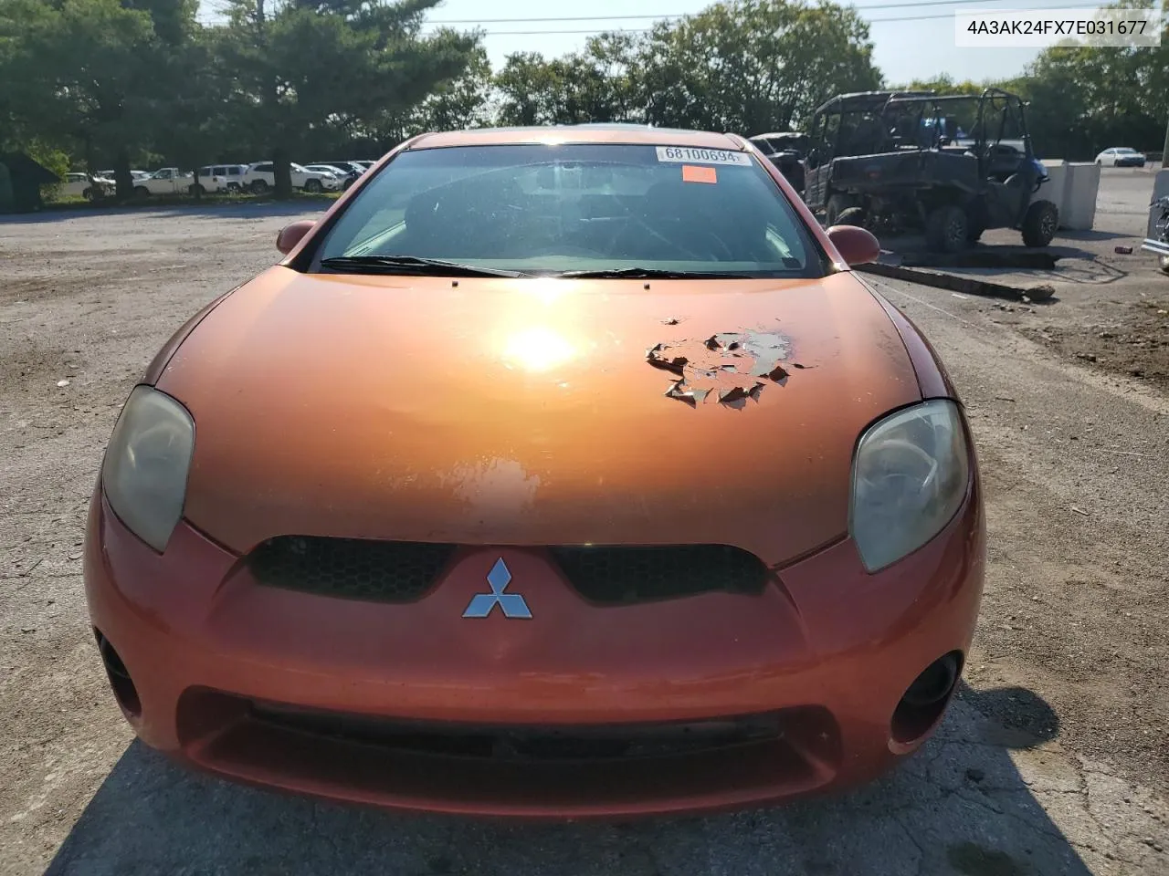 2007 Mitsubishi Eclipse Gs VIN: 4A3AK24FX7E031677 Lot: 68100694