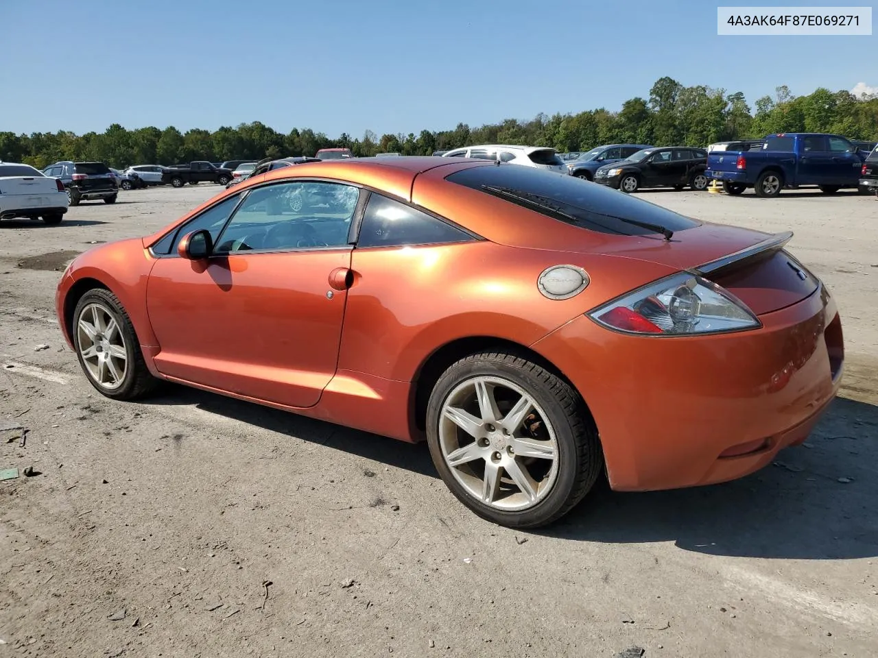 2007 Mitsubishi Eclipse Es VIN: 4A3AK64F87E069271 Lot: 70656154