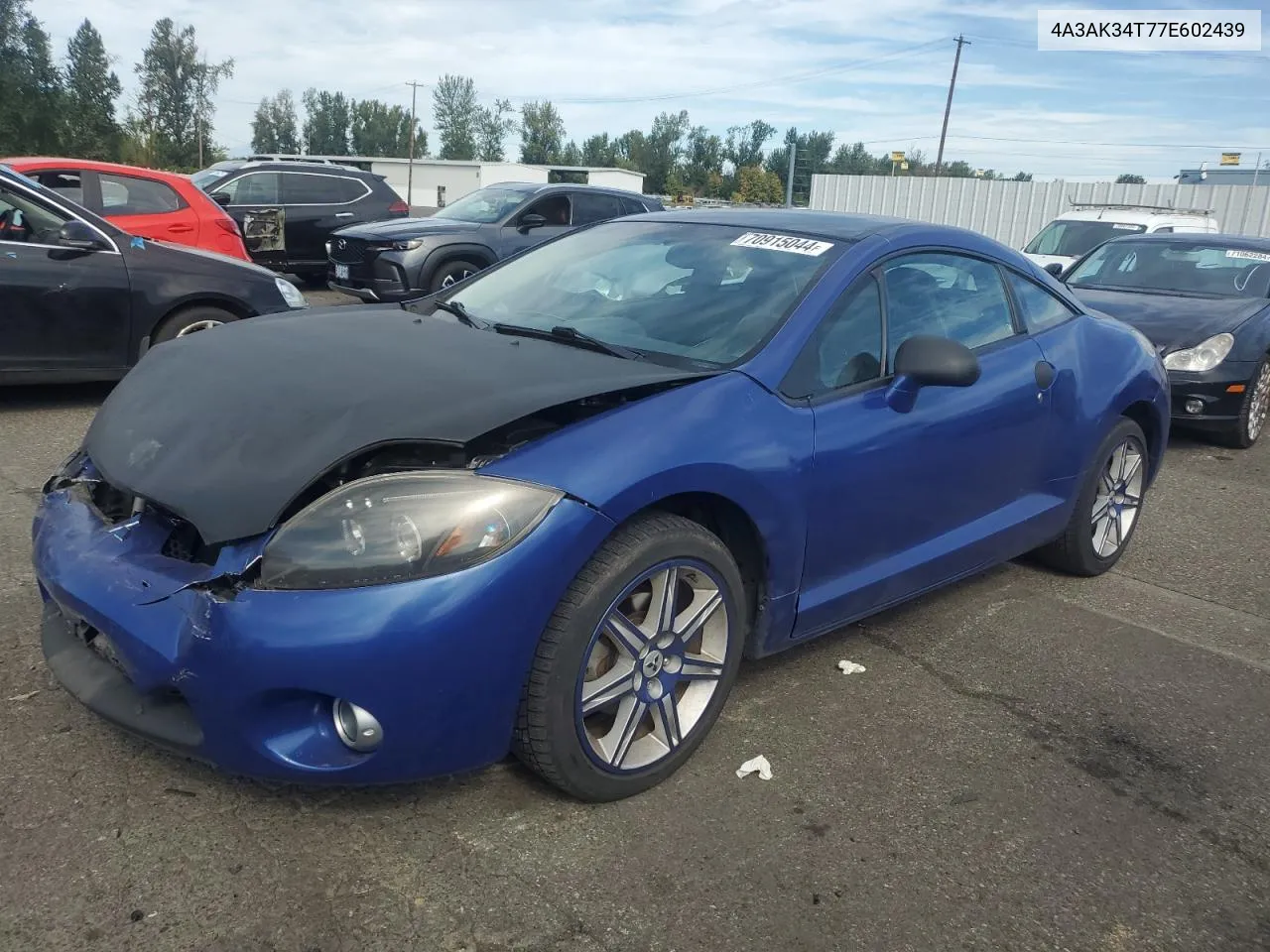 4A3AK34T77E602439 2007 Mitsubishi Eclipse Gt