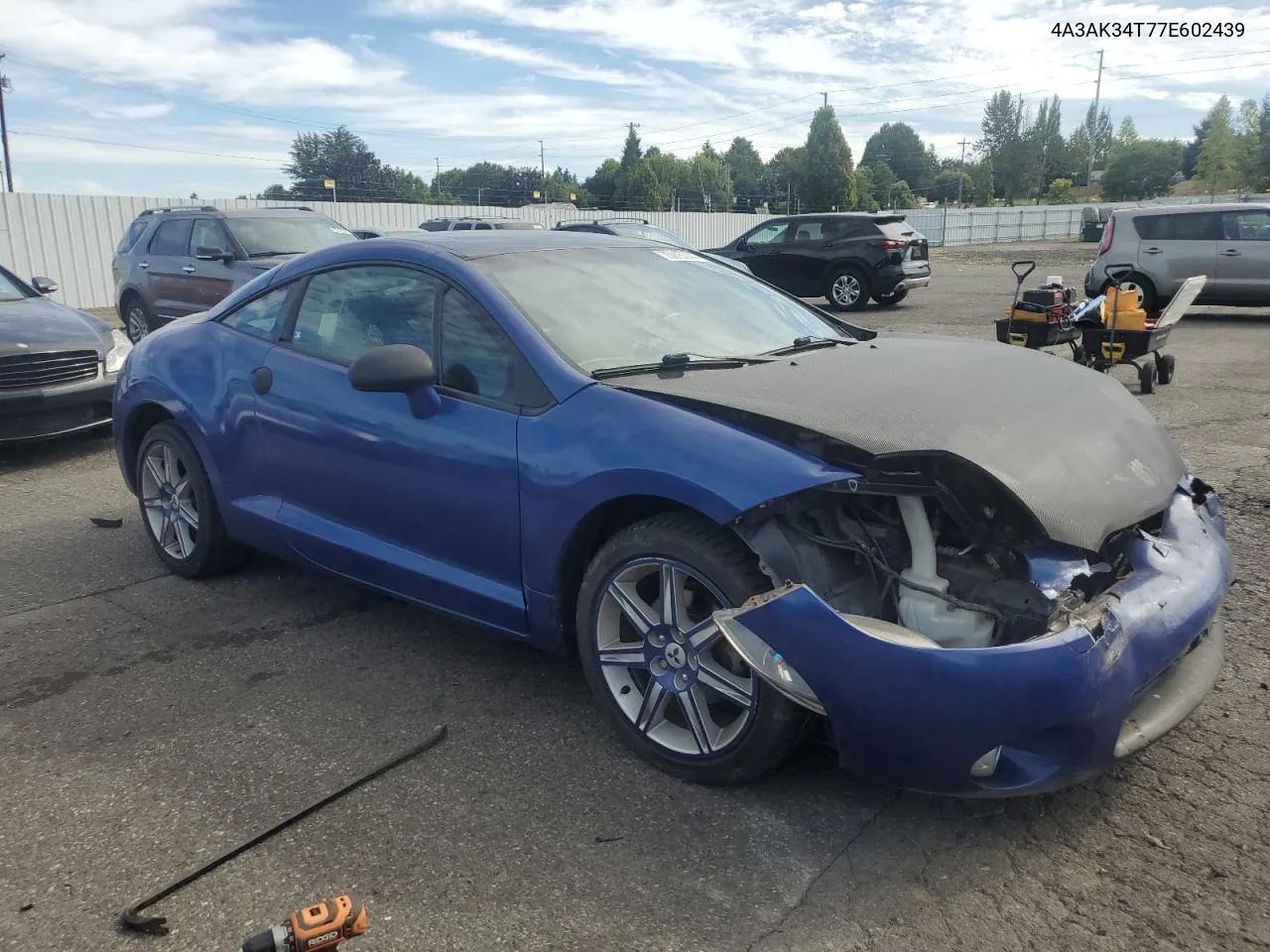 4A3AK34T77E602439 2007 Mitsubishi Eclipse Gt