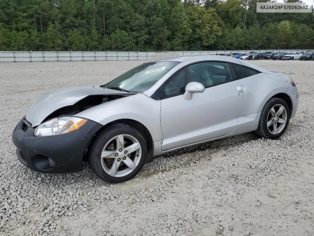 2007 Mitsubishi Eclipse Gs VIN: 4A3AK24F57E062612 Lot: 71918724